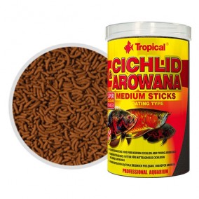 Tropical Cichlid&Arowana Medium Sticks 1000 Ml